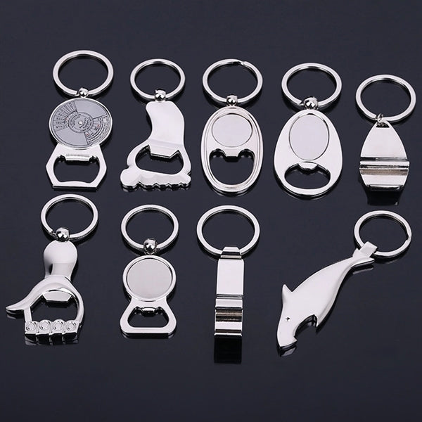 Oval Bottle Opener Metal Key Chains