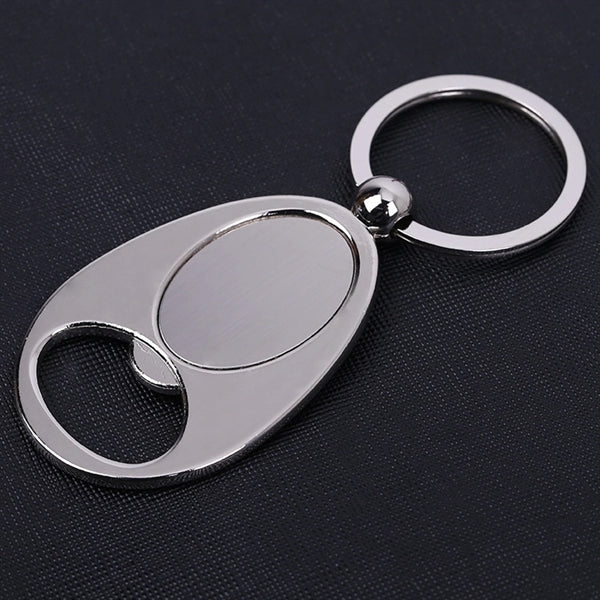 Oval Bottle Opener Metal Key Chains