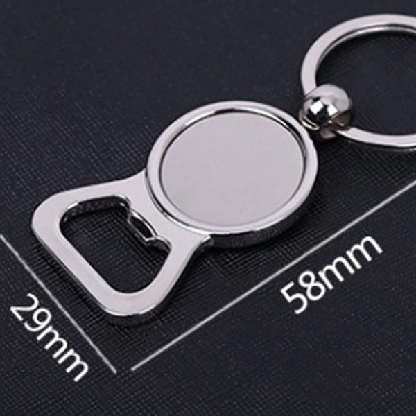 Oval Bottle Opener Metal Key Chains