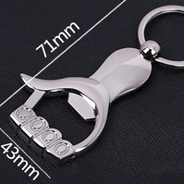 Oval Bottle Opener Metal Key Chains