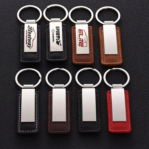 PU Leather Metal Key Chains