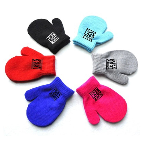 Kids Magic Winter Warm Knitted Gloves