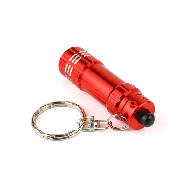 Portable Mini Pocket LED Torch Flashlight Key Ring