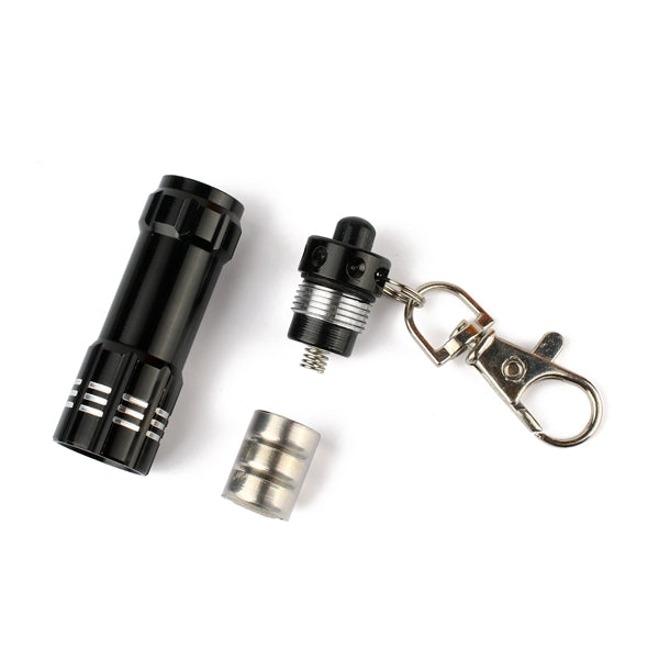 Portable Mini Pocket LED Torch Flashlight Key Ring