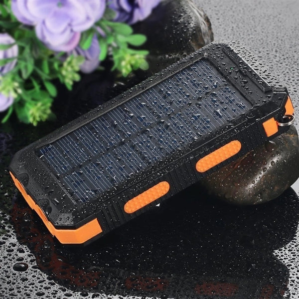 Outdoor Multifunctional Solar Power Bank 10,000 mAh