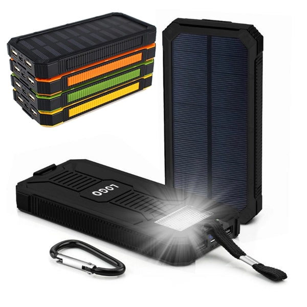 Dual USB Solar-Battery Charger External Battery Pack