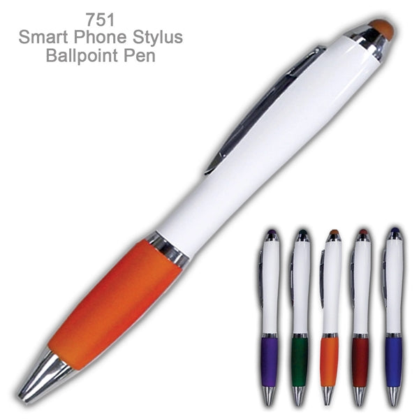 Popular Smart Phone Ballpoint Pen with Stylus