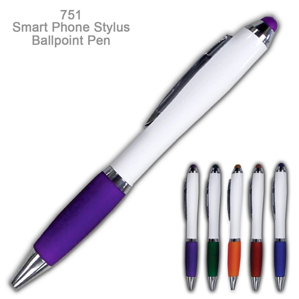 Popular Smart Phone Ballpoint Pen with Stylus