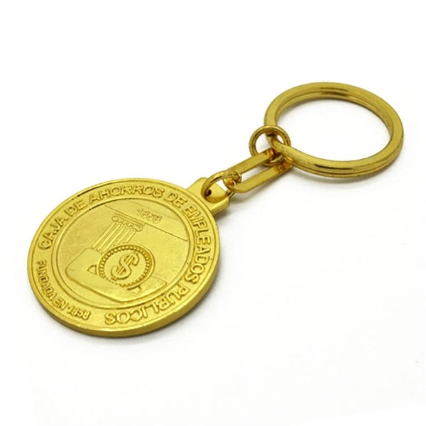 Antique Finish Die Struck Key Chains