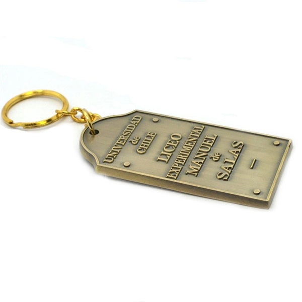 Antique Finish Die Struck Key Chains