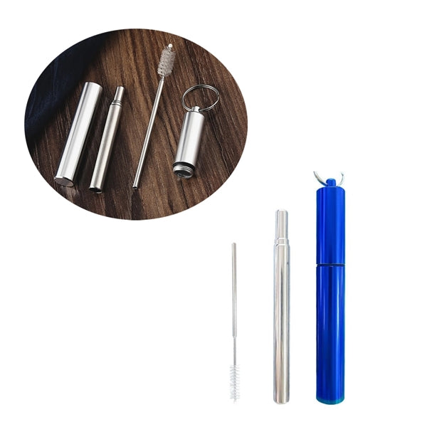 Telescopic Stainless Steel Travel Drinking Straws