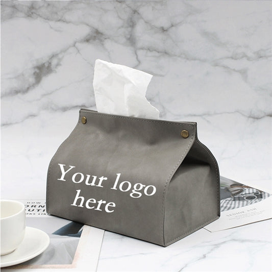 PU Leather Car Tissue Bag