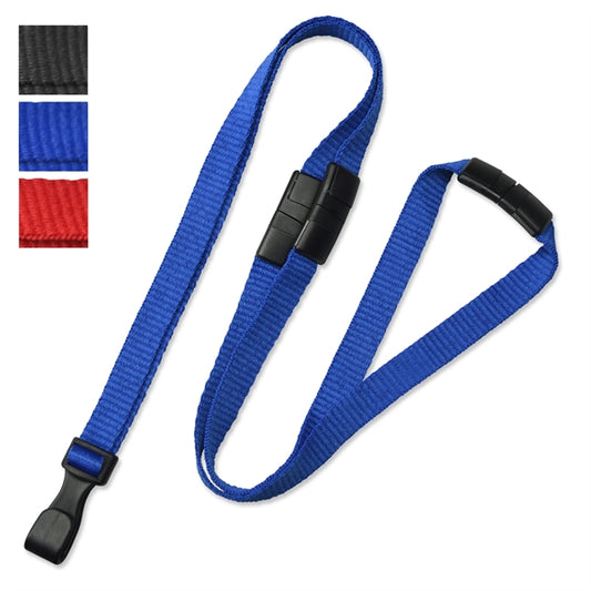 3/8" Blank 3-Breakaway Recycled P.E.T. Lanyards