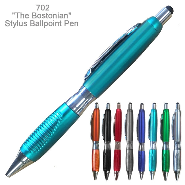 The Elegant & Stylish Bostonian Ballpoint Pen With Stylus