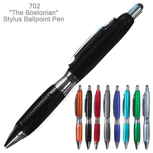 The Elegant & Stylish Bostonian Ballpoint Pen With Stylus
