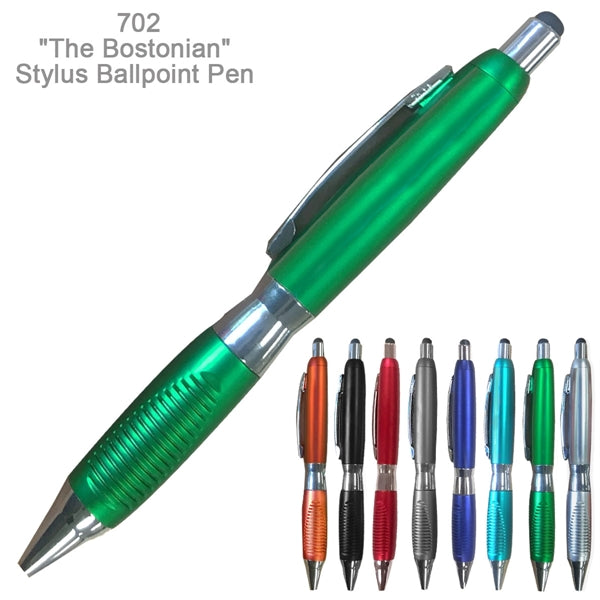 The Elegant & Stylish Bostonian Ballpoint Pen With Stylus