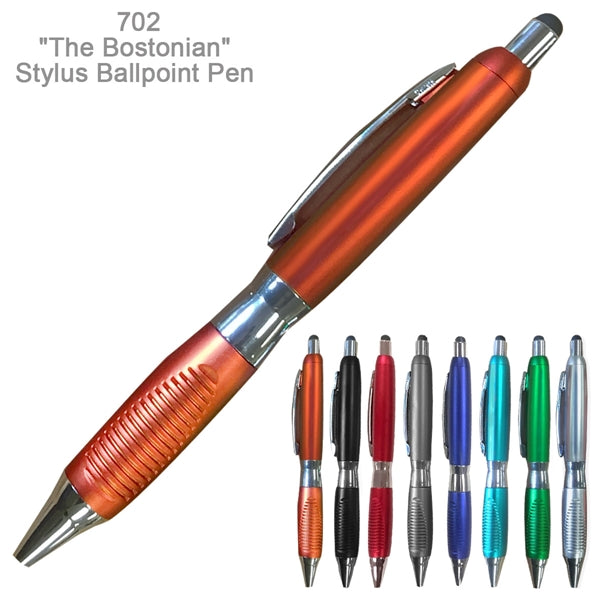 The Elegant & Stylish Bostonian Ballpoint Pen With Stylus