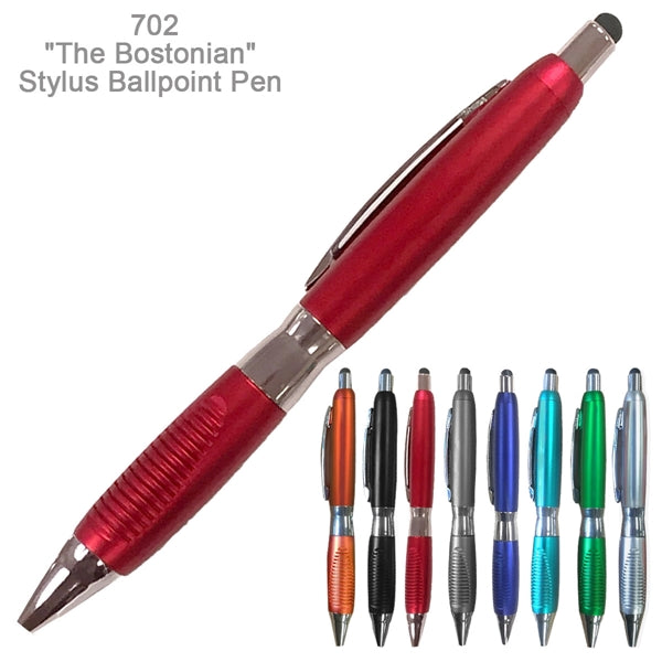 The Elegant & Stylish Bostonian Ballpoint Pen With Stylus