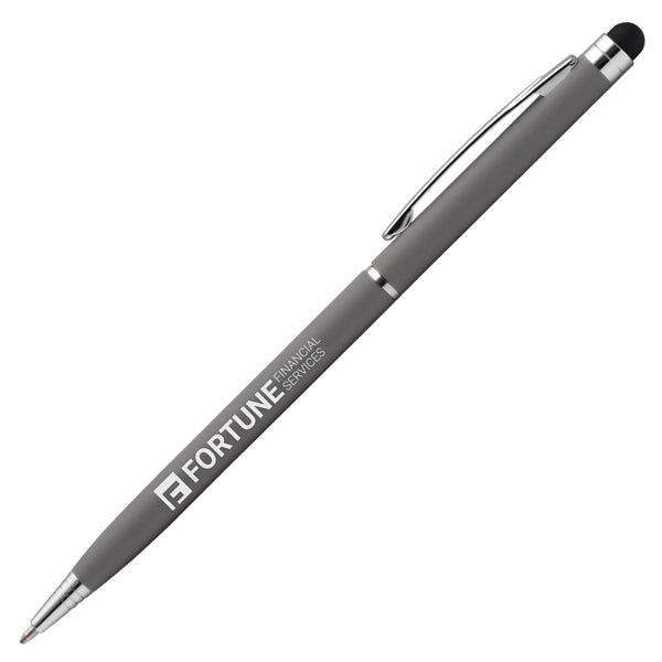 UltraSlim Softy w/ Stylus - Laser Engraved - Metal Pen