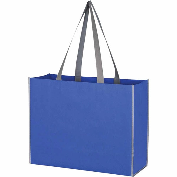12.5" x 16.25" x 6" Non-Woven Reflective Tote Bag
