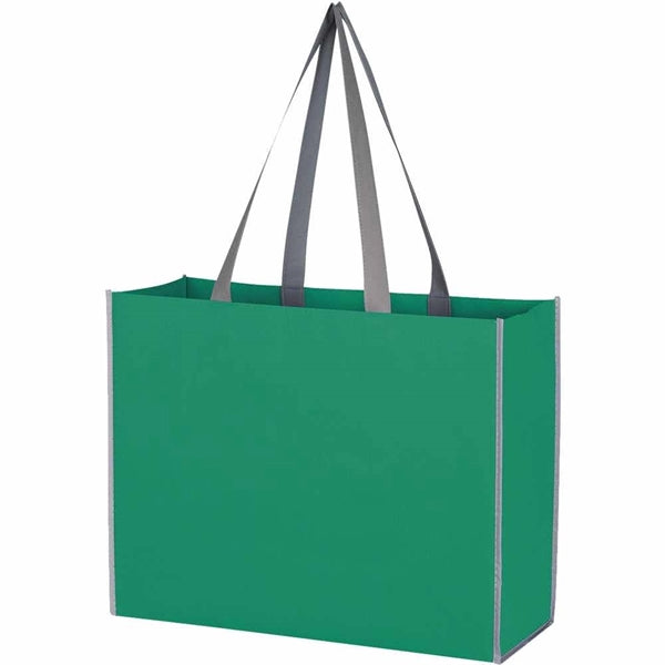 12.5" x 16.25" x 6" Non-Woven Reflective Tote Bag