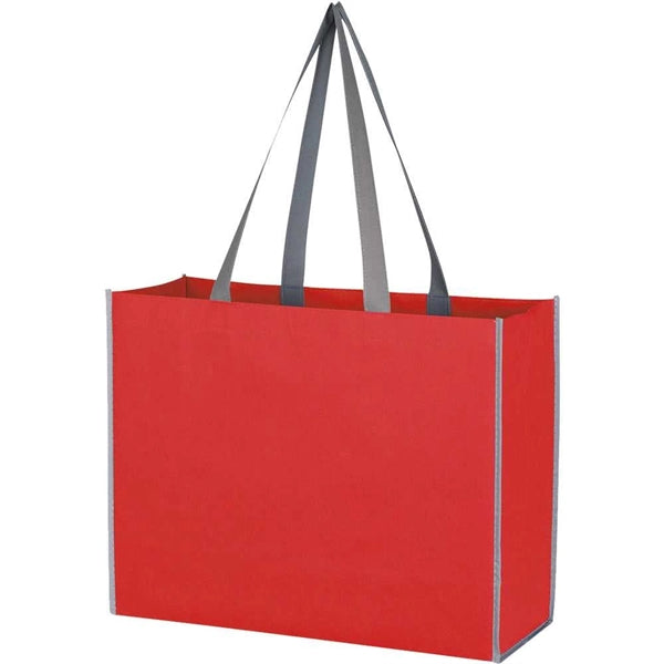 12.5" x 16.25" x 6" Non-Woven Reflective Tote Bag