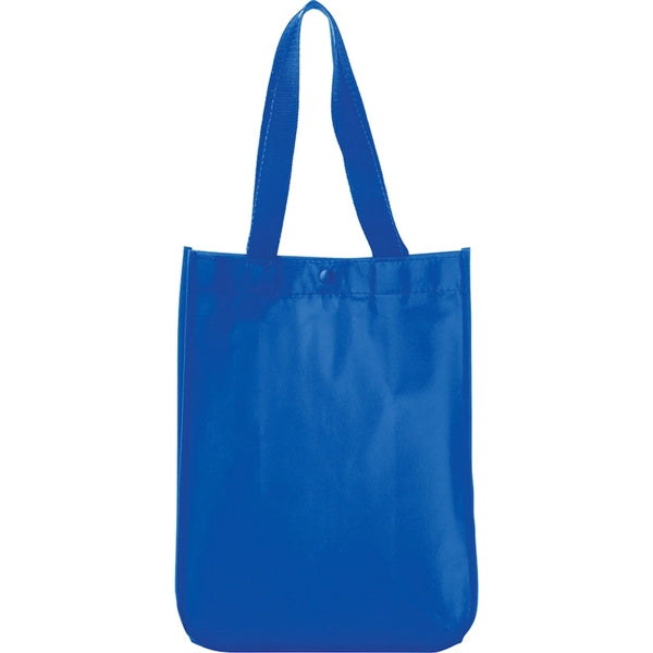 12" x 9" x 5" Laminated Tote Bag with Snap