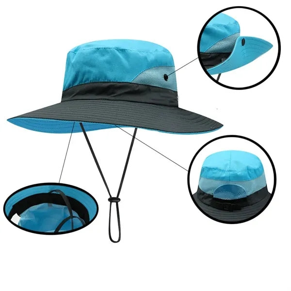 Wide Brim Sun Boonie Cap Fishing Hat