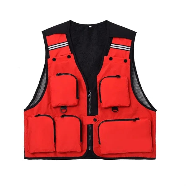 Work Photography Fishing Vest with Pockets