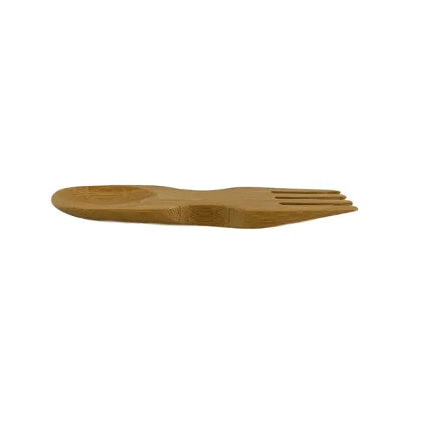 Mini Bamboo Fork and Spoon Combo