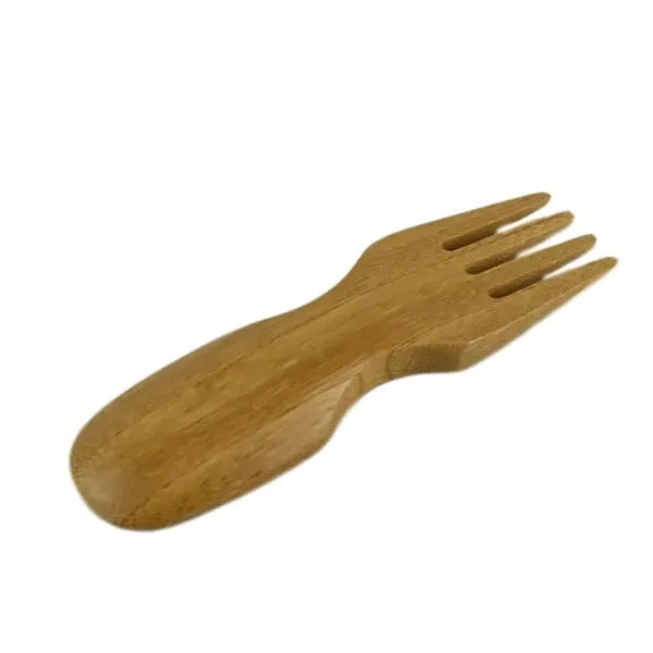 Mini Bamboo Fork and Spoon Combo