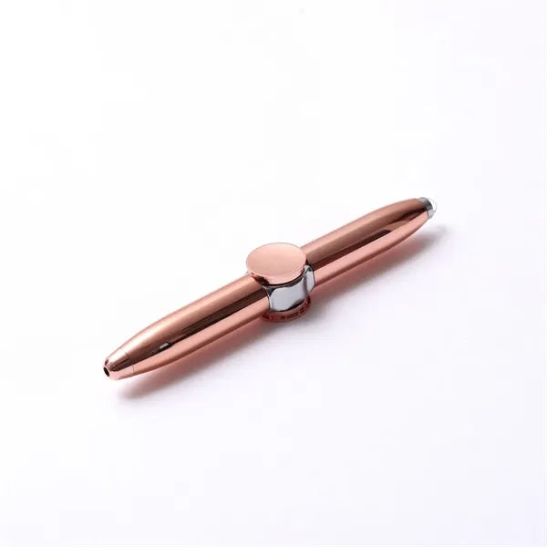 Hand Fidget Metal Pen with Flashlight Finger