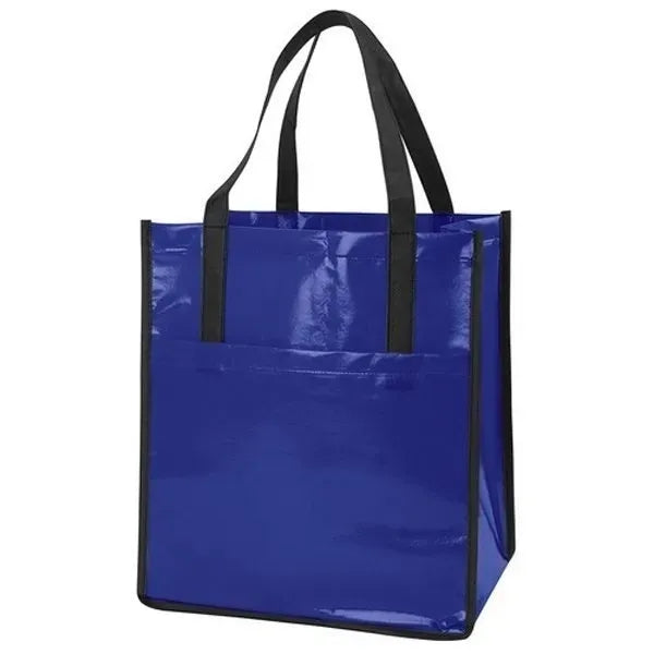15" x 13" x 10" Non Woven Slick Shopper Tote Bag