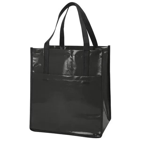 15" x 13" x 10" Non Woven Slick Shopper Tote Bag