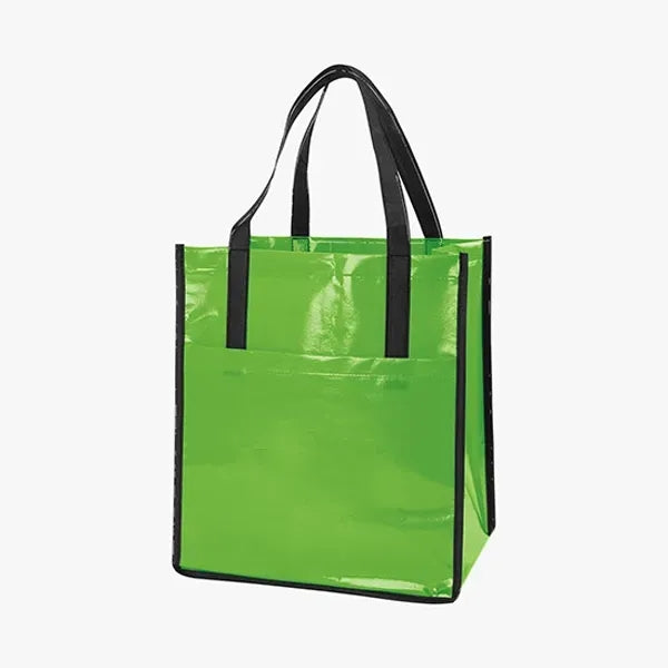 15" x 13" x 10" Non Woven Slick Shopper Tote Bag