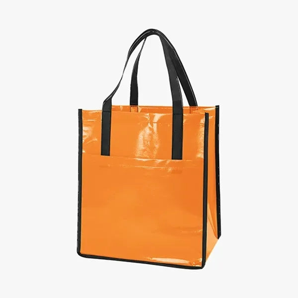 15" x 13" x 10" Non Woven Slick Shopper Tote Bag
