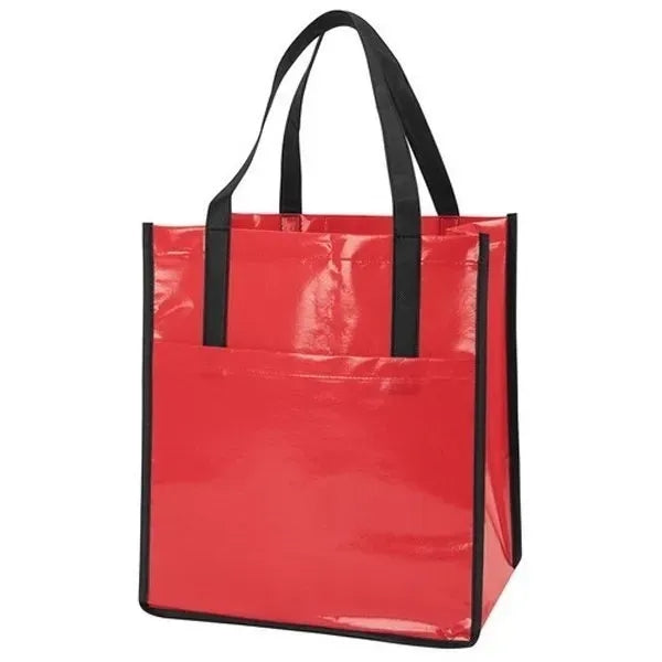 15" x 13" x 10" Non Woven Slick Shopper Tote Bag