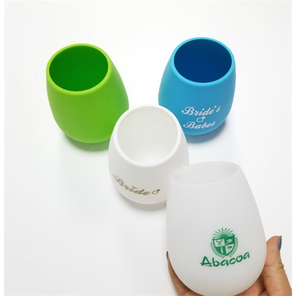 14oz Unbreakable Silicone Wine Glasses