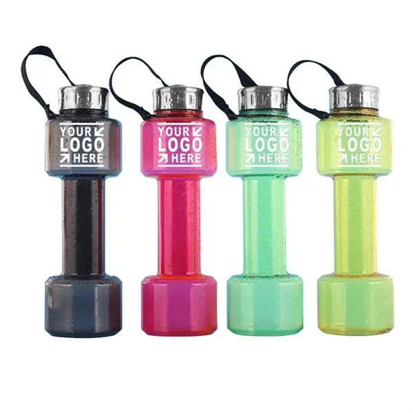 25oz Gym Dumbbell Shape Sports Water Bottle