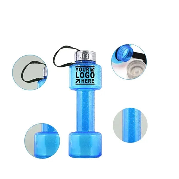25oz Gym Dumbbell Shape Sports Water Bottle