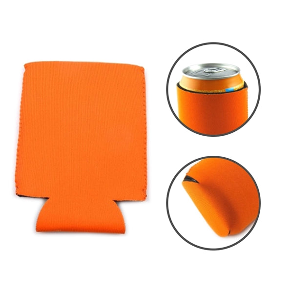Colorful Collapsible Neoprene Can Cooler, 12 oz.