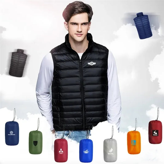 Men's Lightweight Water-Resistant Packable Puffer Vest