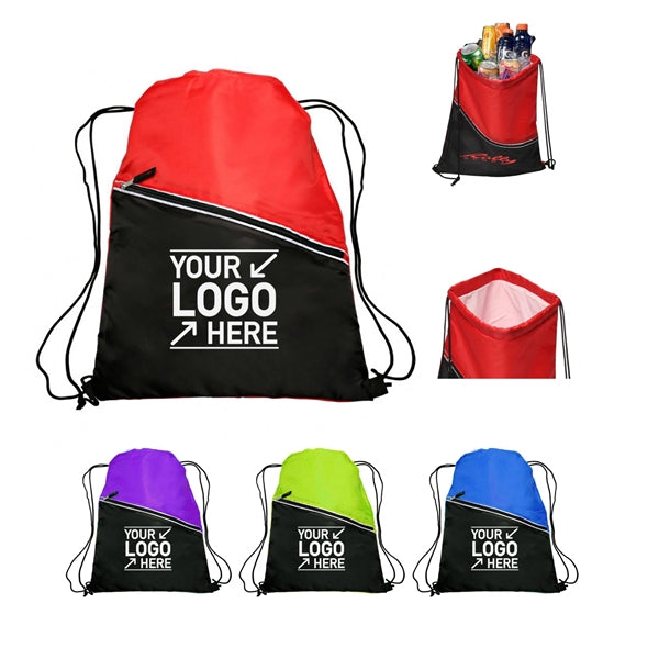 Insulated Drawstring Cooler Backpack