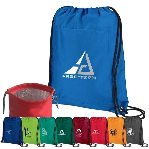 Insulated Drawstring Cooler Backpack