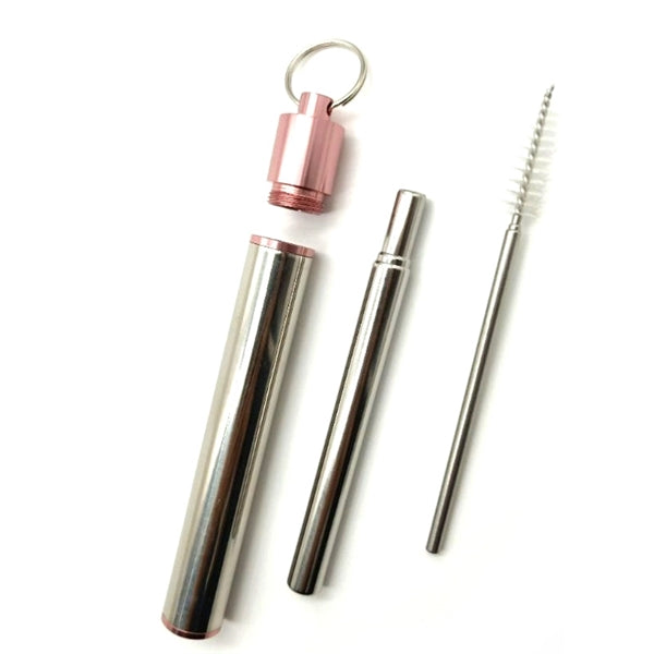 Telescopic Stainless Steel Travel Drinking Straws