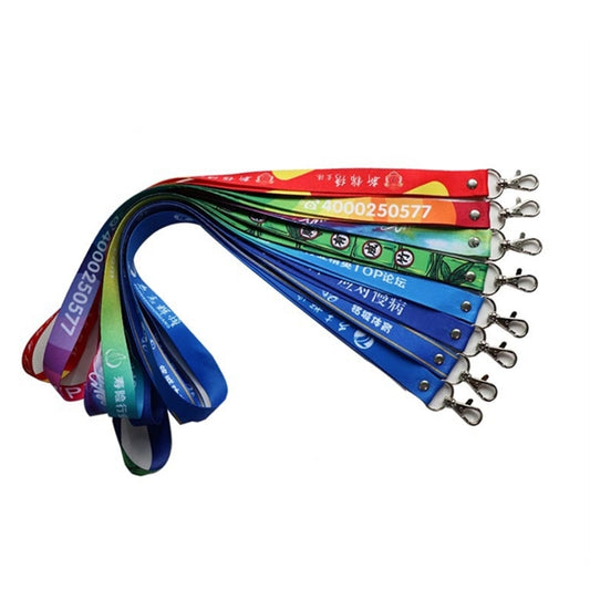 3/4" Polyester printed Lanyards 7 days service free shipping