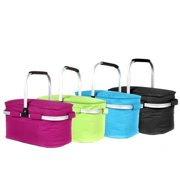 Collapsible Picnic Cooler Basket Cooler With Handle
