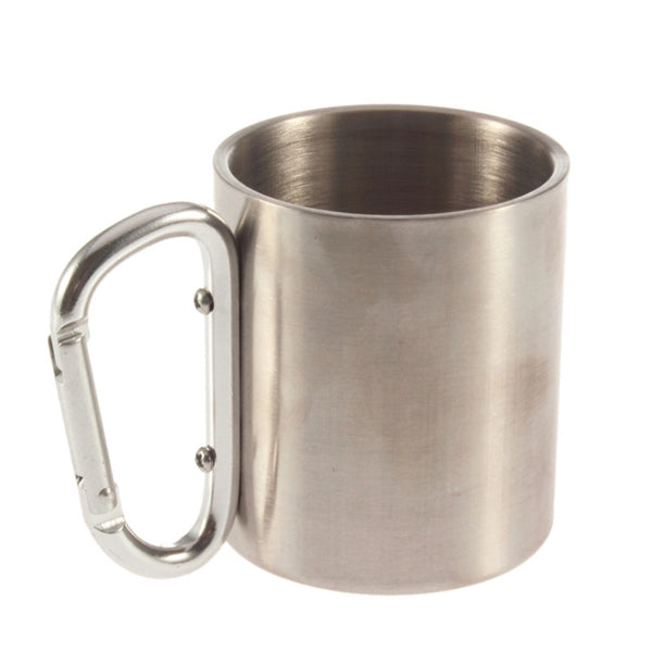 7OZ Carabiner Stainless SteelOutdoor Camping Carabiner Cup