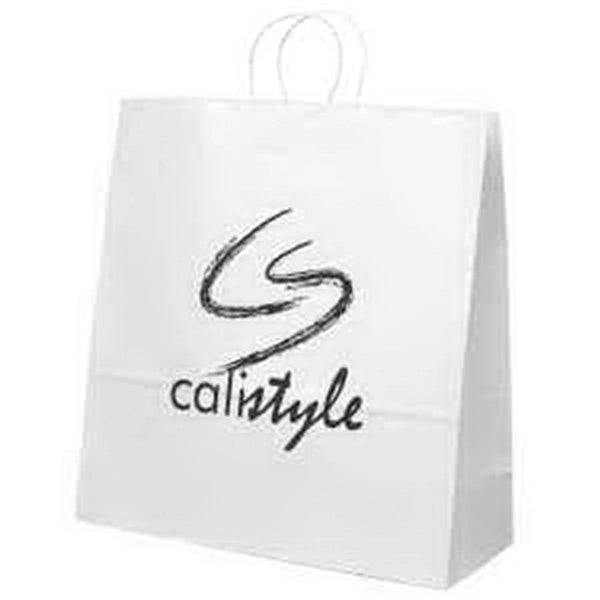 Duke - White Shopper - Flexo Ink Print