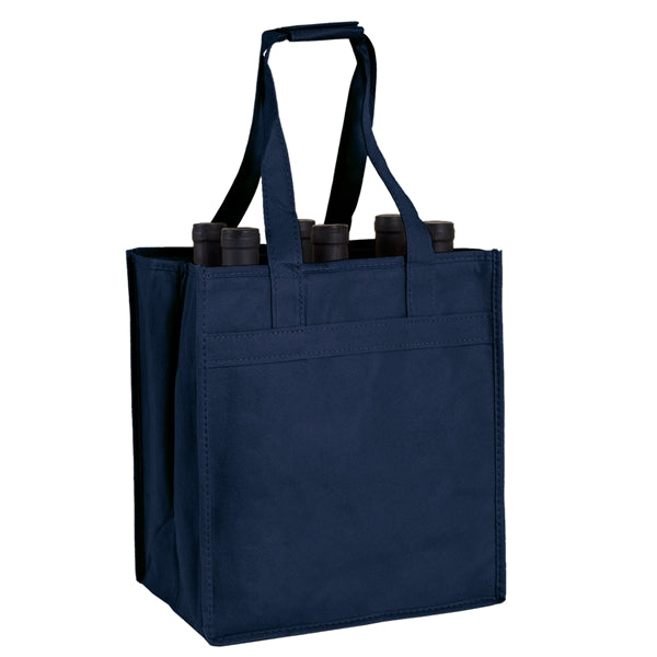 Non-Woven 6 Bottle Wine Tote
